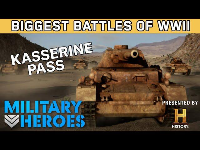 US & Germany Clash at Kasserine Pass | Biggest Battles of WWII