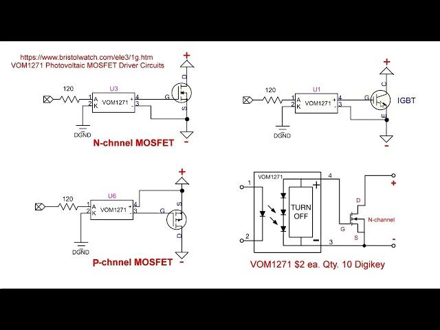 High-Side High Voltage IGBT-MOSFET Power Switches