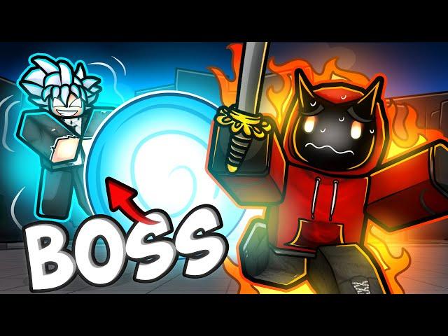 I Unlocked THE WEAKEST DUMMY BOSS BATTLE in ROBLOX The Strongest Battlegrounds...