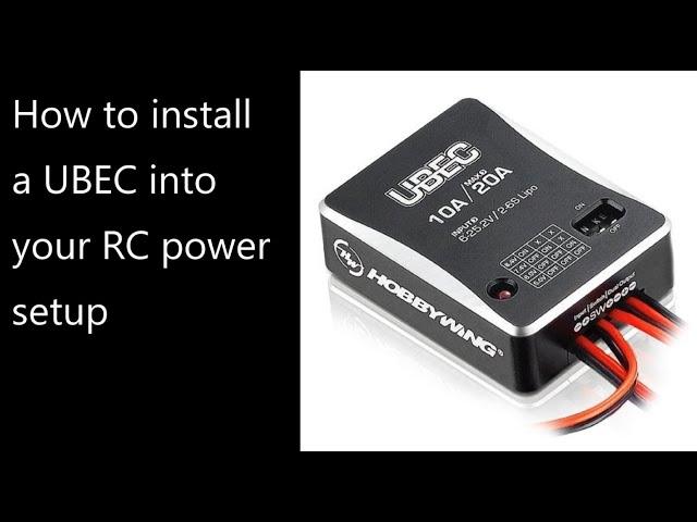 RC Flying: How to install a UBEC to power only the retracts.