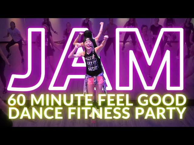 60 Minute Feel Good Dance Fitness Party | Hip Hop, Pop, Salsa, & Soca ALL in One Workout