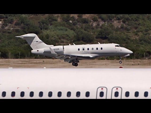 10 Minutes of Private Jets! - Dubrovnik Airport DBV/LDDU