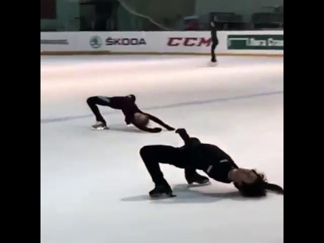 Alexandra Trusova (RUS) & Shoma Uno (JPN) - Side By Side Klimkin Spread Eagle