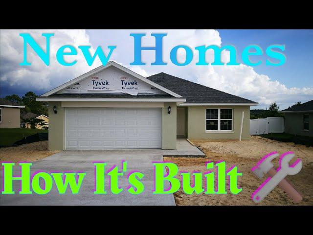 How It's Built ~ New Construction Homes for Sale in Spring Hill Florida ~ Starting at $285k