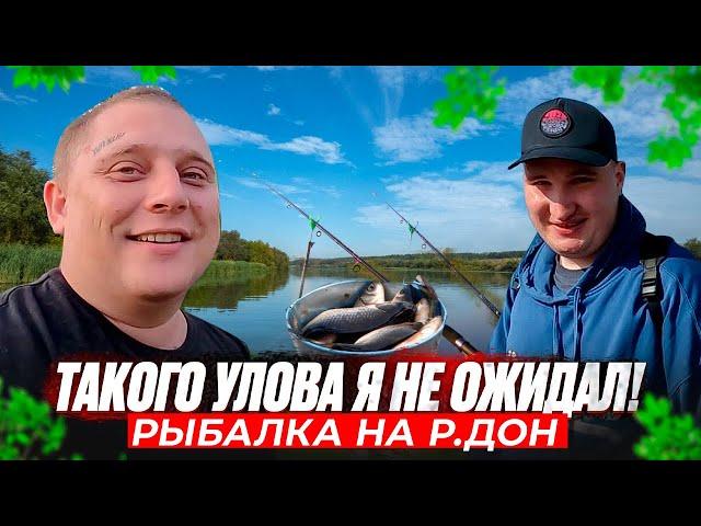 ТАКОГО УЛОВА Я НЕ ОЖИДАЛ! РЫБАЛКА НА РЕКЕ ДОН С ПАЛАТКАМИ! НАЛОВИЛИ МНОГО ПОДЛЕЩИКОВ И КАРАСЕЙ!