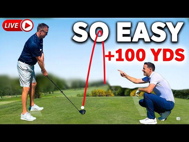 Small changes to golf swing bring SHOCKING Results - LIVE GOLF LESSON