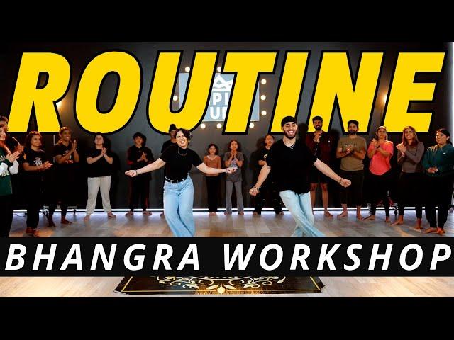 ROUTINE BHANGRA WORKSHOP | SHUBH | BHANGRA EMPIRE | EMPIRE STUDIO