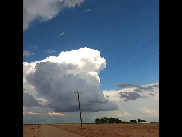 Birth of a supercell storm pt 1