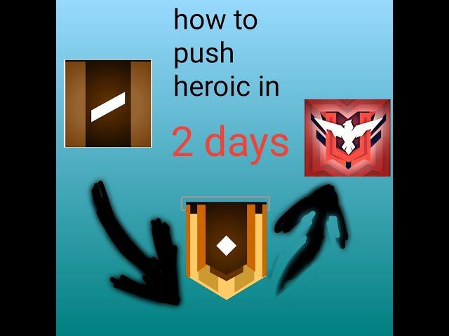 how to push heroic in today's in free fire secret RAW agent gaming YouTube channel