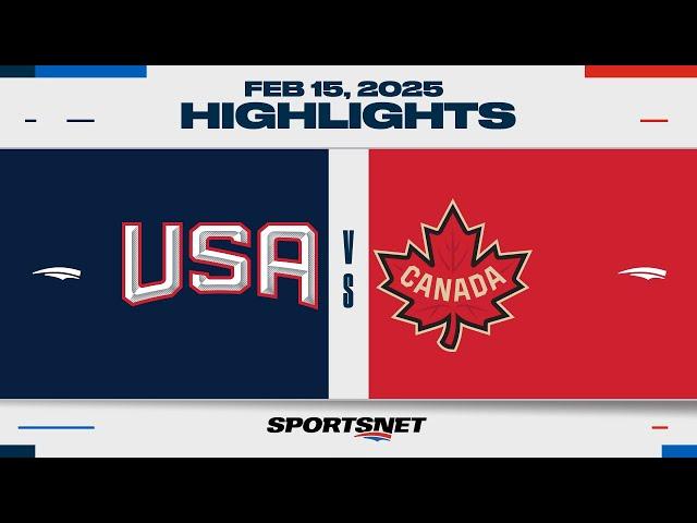 4 Nations Face-Off Highlights | USA vs. Canada - February 15, 2025