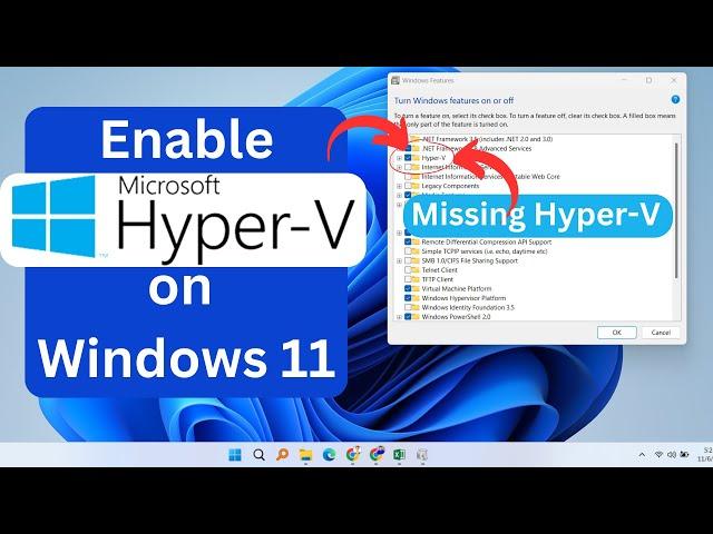 How to Install and Enable Hyper V in Windows 11 Home | Hyper-V Missing