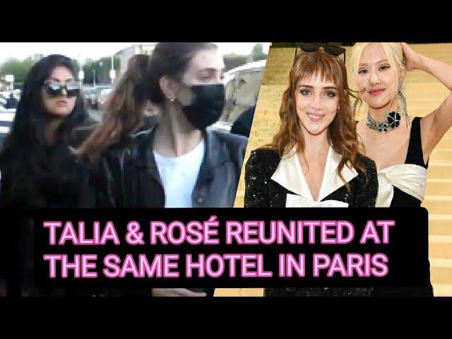 210927 Actress TALIA RYDER, friend of ROSÉ stays at the same hotel for Paris Fashion Week 블랙핑크 로제