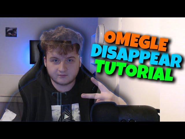 Disappear / Invisible Omegle Tutorial | How to Disappear Prank 2023 