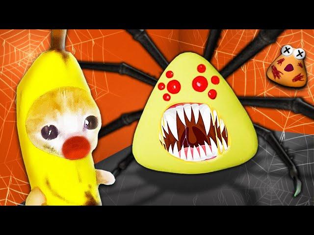 Banana Cat vs. Poulina Spider: SAVING POU from POULINA SPIDER! | Bou's Revenge Animation 