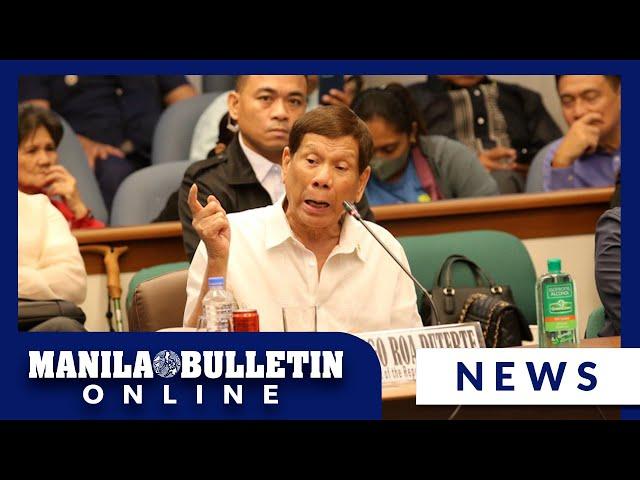 Ex-president Duterte admits inciting suspects to resist so police can kill them