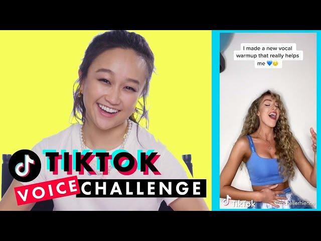 'And Just Like That' Star Cathy Ang Shows Us Lily Can REALLY Sing!  | TikTok Voice Challenge | Cosmo