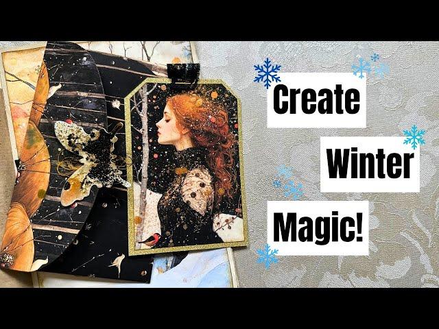 Plan & Create with me: Make Beautiful Winter Journal Pages! 