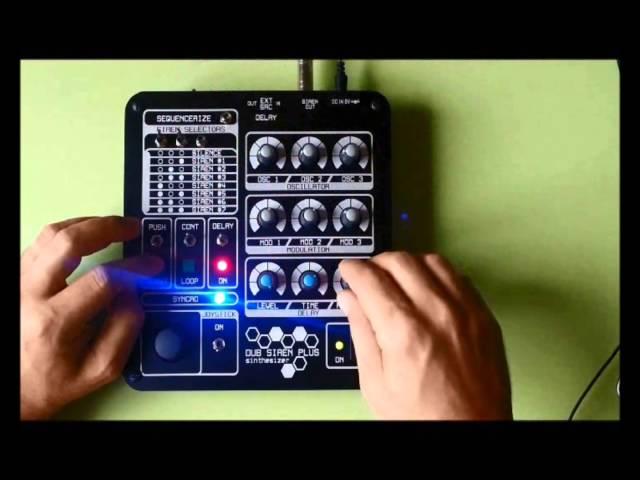 DUB SIREN PLUS synthesiser by Elettrorama