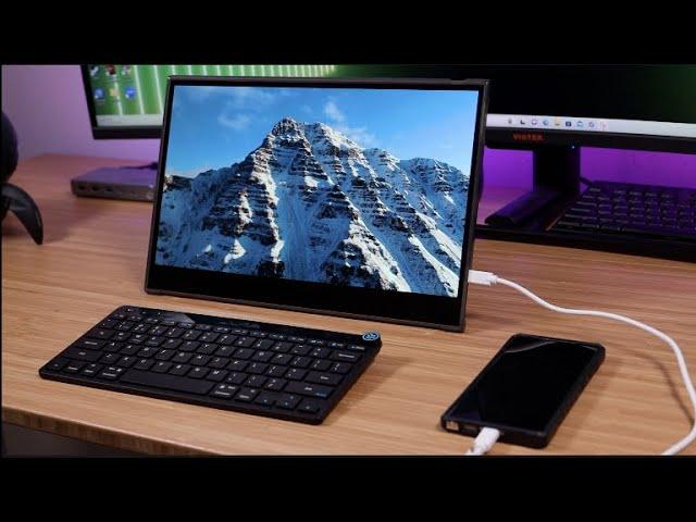 Perfect Samsung Dex Mobile Setup! UPERFECT UColor O 15.6" 4K OLED Portable Touch Display!