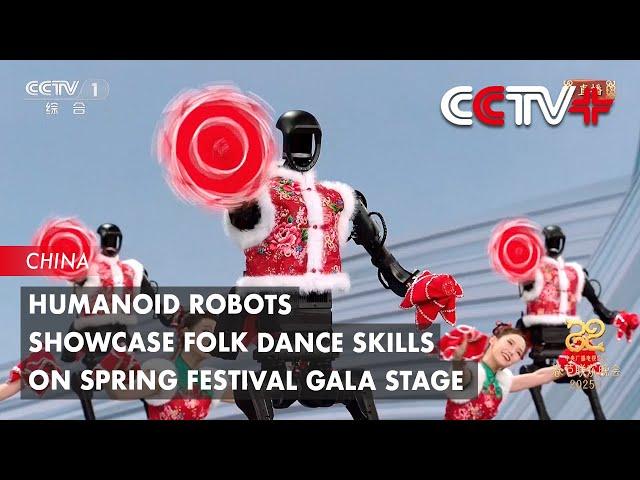 Humanoid Robots Showcase Folk Dance Skills on Spring Festival Gala Stage