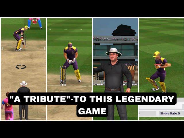 "A TRIBUTE" to this legendary cricket game||Let's unite before the Cricket gaming community ends.