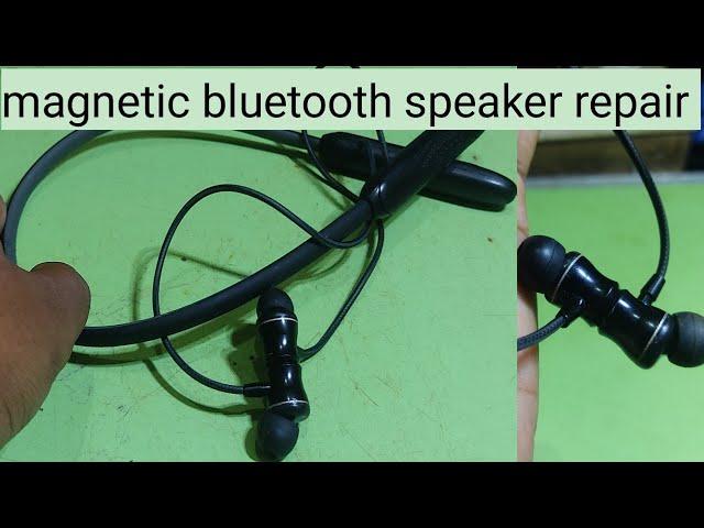 How to magnetic bluetooth repair at home ! मैग्नेटिक ब्लूटूथ कैसे कनेक्ट करें