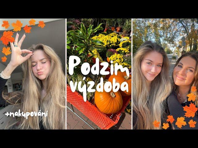 Kupujeme a děláme podzimní výzdobu | VLOG