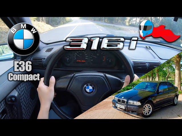 1999 BMW 316i E36 Compact (77kW) POV 4K [Test Drive Hero] #70 ACCELERATION, ELASTICITY & DYNAMIC