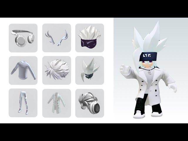 HURRY! FREE ROBUX AND GET 20+ COOL WHITE ITEMS ON ROBLOX 2024 (EASY TO GET)