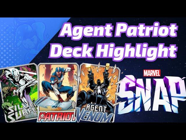 Agent Venom Patriot Surfer | Marvel SNAP Deck Highlight