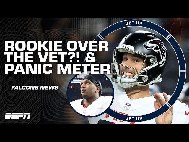  FALCONS BENCHING KIRK COUSINS FOR MICHAEL PENIX JR.  + PANIC METER on Patrick Mahomes?  | Get Up