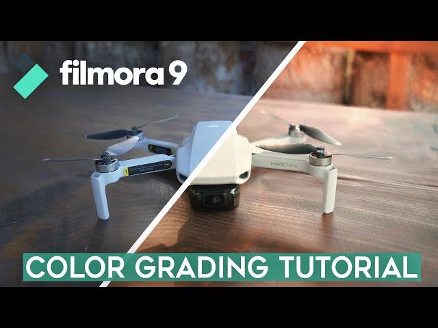 Filmora 9 - COLOR GRADING TUTORIAL