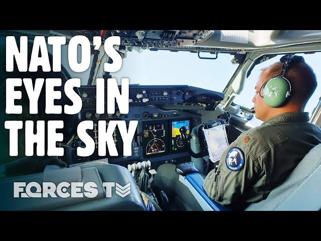 What Are NATO's 'Eyes In The Sky'? On Board The AWACS Aircraft | Forces TV