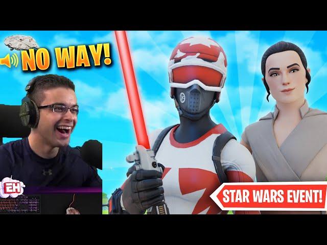 Nick Eh 30 reacts to Star Wars in Fortnite!