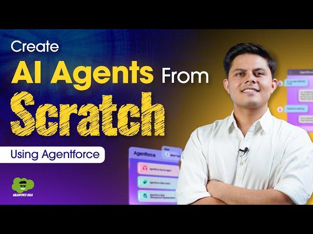 How To Create AI Agents From Scratch Using Agentforce ? |  Step-by-Step Process |  Salesforce Hulk