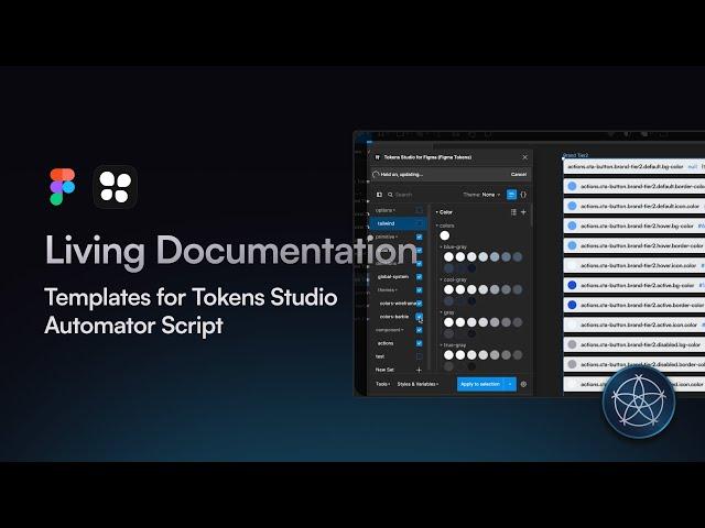 Living Documentation of Design Tokens with Tokens Studio and Automator in Figma