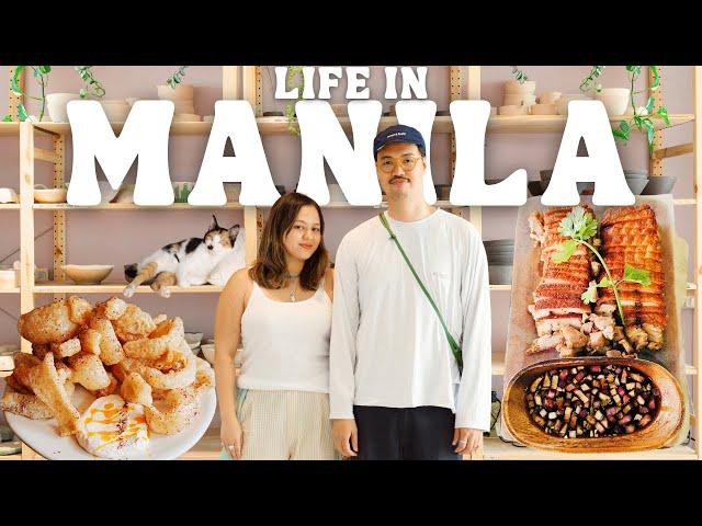 Manila Philippines Vlog | What I Eat in Manila, Cafe Hopping in Makati, Ricoh GR IIIx, Ralph and Sam