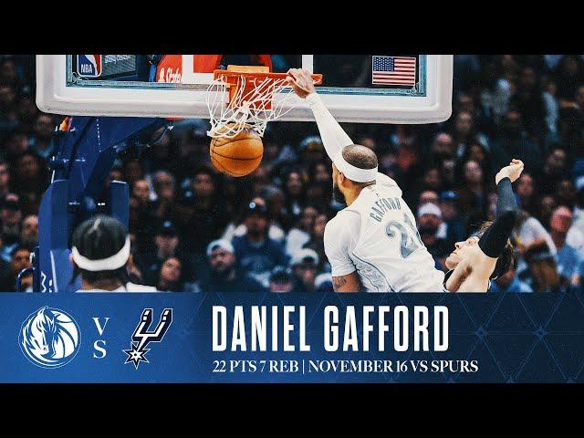 Daniel Gafford (22 Points) Highlights vs. Spurs | November 16, 2024