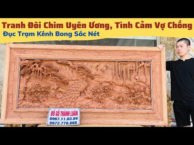 Báo Giá Bức Tranh Phu Thê Viên Mãn Siêu Víp Gỗ Hương