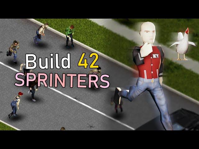 I tried surviving RANDOM SPRINTERS in Project Zomboid's Build 42 update!