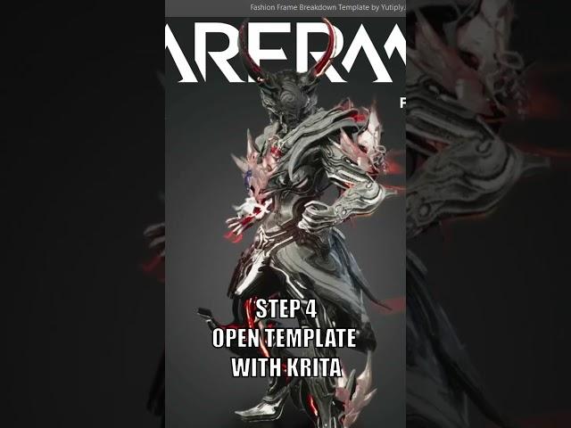 My Fashion Frame breakdown template is out! #tennocreate #warframe