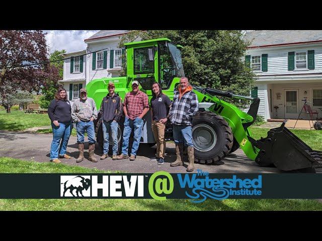 GEL-1800 Electric Wheel Loader w/ @TheWatershedInstitute  | HEVI