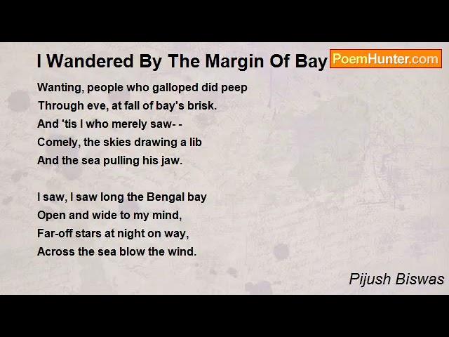Sea poem by Pijush Biswas.