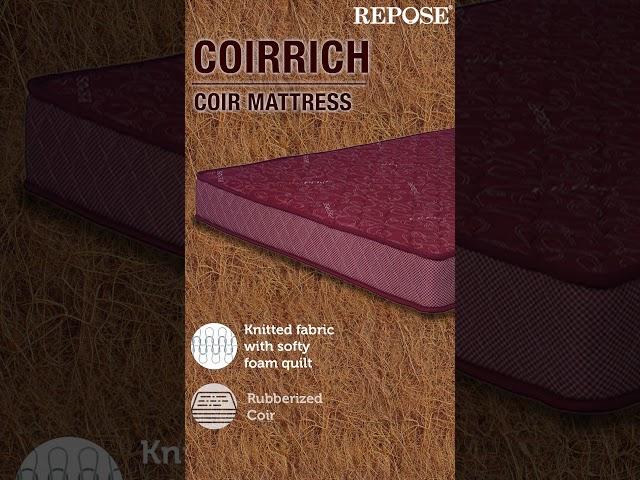 Benefits of choosing coir! #repose #reposemattress