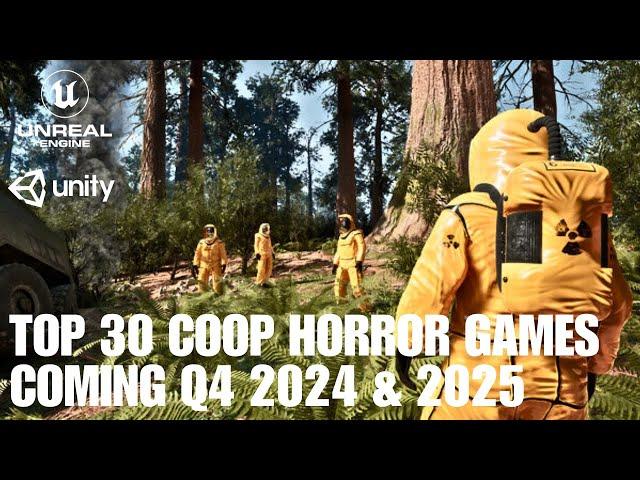 TOP 30 NEW COOP HORROR GAMES COMING Q4 2024 AND 2025!