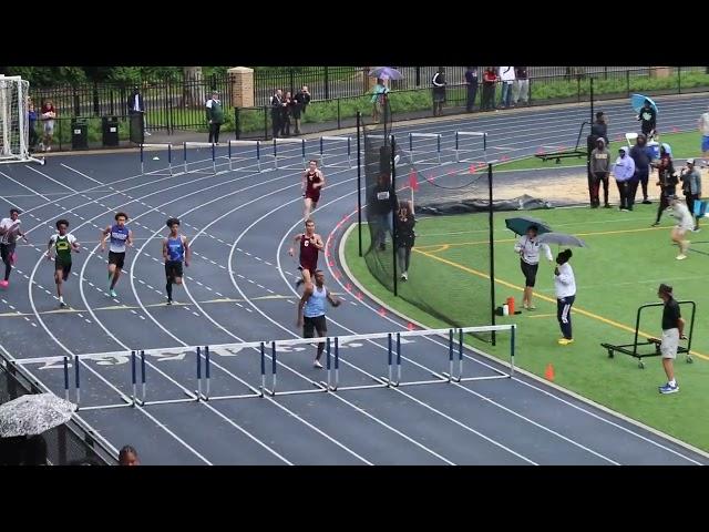 Dickinson's Noel Goes 40.97 Heat Three 300 Hurdles - New Castle County Championships