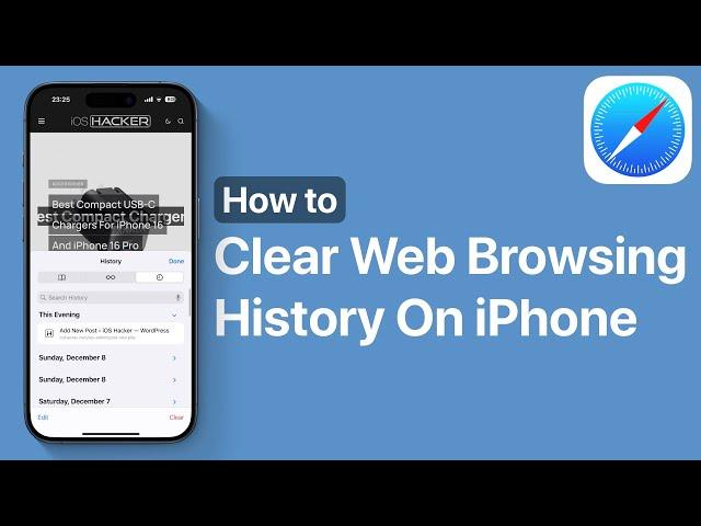 How To Clear Safari History On iPhone 16