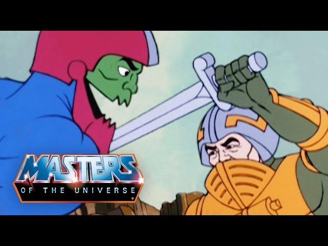 Man-at-Arms Fights Trap Jaw | He-Man Official | Masters of the Universe Official