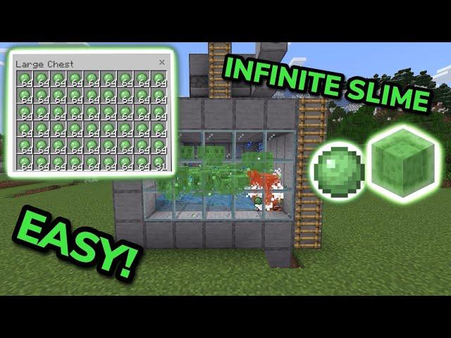 NEW SIMPLE 1.21 SLIME FARM TUTORIAL in Minecraft Bedrock (MCPE/Xbox/PS/Switch/PC)