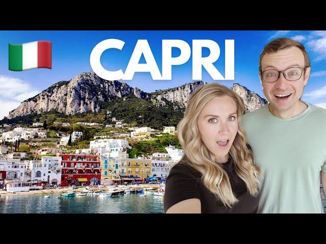 Capri DAY TRIP VLOG  Ferry From Naples, Italy (Island Tour & Chair Lift)